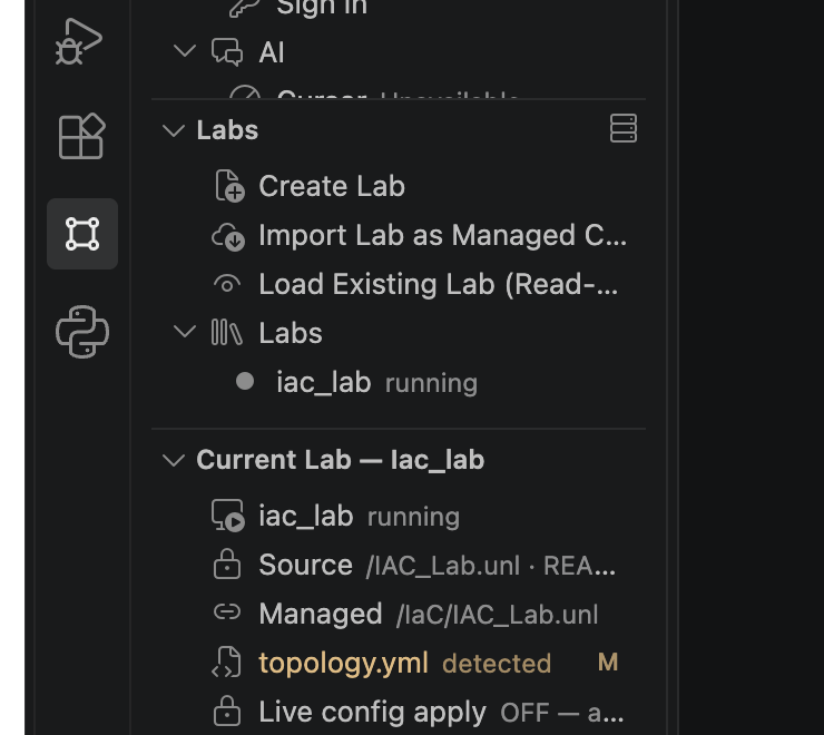 Lab acquisition controls